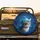 Fluffy Grey & White Tabby Cat Green Eyes Shark Hat - Cat Lover Gift Spare Tire Cover - 2