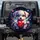 Rainbow Puppy Red Heart Celestial Stars - Dog Owner Vehicle Decor Gift Spare Tire Cover - 1
