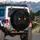 Black Cat Velvety Fur Molten Orange Vertical Pupil Eyes - Wildlife Lover Everyday Gift Spare Tire Cover - 3