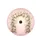 Full-Canvas Pink Roses White Dahlias Daisies Floral Arch Greenery - Car Decor Gift Spare Tire Cover - 4