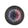 Glowing Dahlia American Flag Bloom Patriotic Car Decor Gift for Veterans Spare Tire Cover - 4