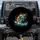 Leaping Great White Shark Stormy Deep Ocean Fiery Energy Bursts - Wildlife Lover Gift Spare Tire Cover - 1