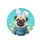 Pug Dog Bunny Ears Easter Eggs - Easter Holiday Dog Lover Gift Spare Tire Cover - 4