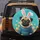 Pug Dog Bunny Ears Easter Eggs - Easter Holiday Dog Lover Gift Spare Tire Cover - 5