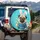 Pug Dog Bunny Ears Easter Eggs - Easter Holiday Dog Lover Gift Spare Tire Cover - 3