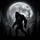 Bigfoot Full Moon Forest Night Sky Mountains - Wildlife Lover Gift Spare Tire Cover - 6