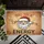 Big Nick Energy Santa Claus Hat Snowflake Starburst Rustic Texture - Christmas Holiday Home Decor Gift Doormat - 6