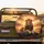 Majestic African Lion Rugged Rock Golden Sunset - Wildlife Lover Outdoor Decor Gift Spare Tire Cover - 2
