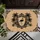 Tropical Flamingo Shield Palm Trees - Home Decor Gift Doormat - 6