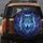Ornate Golden Wolf Purple Roses Celestial Night - Fantasy Lover Gift Spare Tire Cover - 5