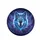 Ornate Golden Wolf Purple Roses Celestial Night - Fantasy Lover Gift Spare Tire Cover - 4