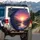 River Forest Mountain Moon Reflections Twilight Sky - Outdoor Adventure Gift Spare Tire Cover - 3