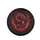 Mythical Coiled Red Dragon Fangs Claws Fiery Tendrils - Fantasy Art Dragon Lover Gift Spare Tire Cover - 4