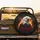 Bald Eagle Metal Chain Flames Crimson Roses Barbed Wire - Wildlife Lover Gift Spare Tire Cover - 2