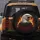 Bald Eagle Metal Chain Flames Crimson Roses Barbed Wire - Wildlife Lover Gift Spare Tire Cover - 5