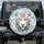 White Tiger Head Pastel Fluid Art Marbled Swirls with Golden Flecks Wildlife Lover Gift Spare Tire Cover - 1