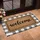Welcome Script Black Buffalo Plaid Rustic Wood - Farmhouse Home Decor Gift Doormat - 4