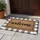Welcome Script Black Buffalo Plaid Rustic Wood - Farmhouse Home Decor Gift Doormat - 5