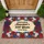 America 250th Anniversary (1776-2026) Patriotic Stars Stripes Floral Garlands Doormat - 1