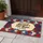 America 250th Anniversary (1776-2026) Patriotic Stars Stripes Floral Garlands Doormat - 5