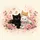 Fluffy Kittens Pink Blossoms Butterflies - Car Decor Gift for Cat Lover Car Sunshade - 7