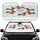 Dachshunds Red Sweater Blue Heart with Name 'Rich' - Dog Lover Gift Car Sunshade - 1