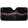Fuchsia Pink Flamingo Sparkling Glitter Bokeh - Celebratory Wildlife Gift Car Sunshade - 3