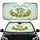 This Girl Loves Jesus Cross Floral Wreath - Christian Faith Gift for Her Car Sunshade - 1