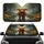 Fluffy Highland Calf Cosmos Flowers Forest Stream - Nature & Wildlife Lover Gift Car Sunshade - 1