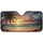 Tropical Palm Tree Golden Beach Sunset Ocean Waves - Car Interior Upgrade Car Sunshade - 2