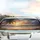 Tropical Palm Tree Golden Beach Sunset Ocean Waves - Car Interior Upgrade Car Sunshade - 4