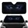 Electric Blue Eyes Winged Eyeliner Dark Mist Smoke Glowing Patterns - Car Interior Upgrade Car Sunshade - 1