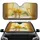 Mimosa Vases Sunny Window View Pastoral Hills - Road Trip Essential Car Sunshade - 1