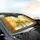 Mimosa Vases Sunny Window View Pastoral Hills - Road Trip Essential Car Sunshade - 6