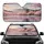 Mount Fuji Japanese Pagoda Cherry Blossom Lake Mist Sky Car Sunshade - 1