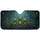 Green Tree Frogs Jungle Butterflies Dark Forest Foliage - Car Interior Decor Gift Car Sunshade - 3