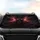 Monstrous Fiery Eyed Entity Face - Car Interior Upgrade Car Sunshade - 4