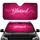 Blessed Celestial Radiance Magenta Fuchsia Gold Accent - Everyday Faith Expression Drivers Gift Car Sunshade - 1