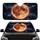 Majestic Glowing Orange Full Moon Sparkling Stars Celestial Night - Travel Essentials Space Lover Gift Car Sunshade - 1