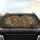 Antique Wood Grain Floral Damask Peony Lily Botanical - Everyday Car Style for Car Lovers Car Sunshade - 4