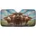 Expressive Longhorn Cattle Road Trip - Travel Adventure Essentials for Cow Lovers Car Sunshade - 3