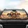 Five Cavalier King Charles Spaniels Golden Hour Hills - Dog Lover Gift Car Sunshade - 4