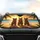 Quokka Family Tropical Beach Sunset - Beach Life Animal Lover Gift Car Sunshade - 4