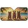 Quokka Family Tropical Beach Sunset - Beach Life Animal Lover Gift Car Sunshade - 3