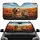 Golden Retriever Tabby Cat Autumn Road Trip - Everyday Pet Lover Gift Car Sunshade - 1