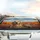 Golden Retriever Tabby Cat Autumn Road Trip - Everyday Pet Lover Gift Car Sunshade - 5
