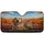 Golden Retriever Tabby Cat Autumn Road Trip - Everyday Pet Lover Gift Car Sunshade - 3