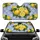 Yellow Lemons Green Leaves Portuguese Azulejo Tiles - Kitchen Lovers Car Decor Gift Car Sunshade - 1