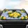 Yellow Lemons Green Leaves Portuguese Azulejo Tiles - Kitchen Lovers Car Decor Gift Car Sunshade - 4