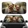 Yorkshire Terriers Golden Sunlight Interior - Road Trip Dog Lover Gift Car Sunshade - 1